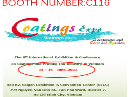 Preparing Vietnam coating show! BOOTH NUMBER: C116