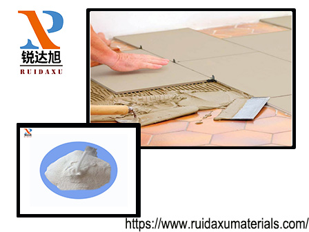 Ruidaxu’s redispersible latex powder base material can enhance the performance of tile adhesives